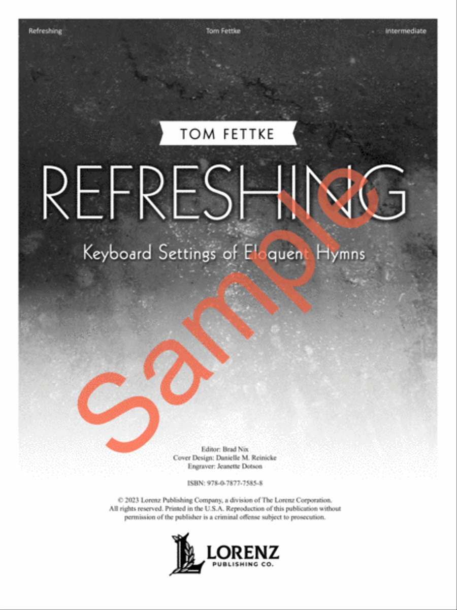 Refreshing Piano Solo scores gallery preview page 2