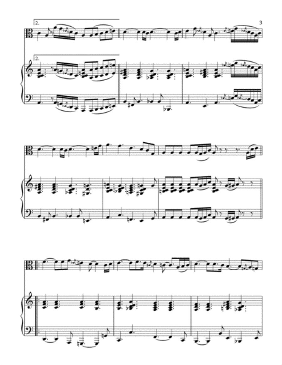 Still Got The Blues Viola scores gallery preview page 4