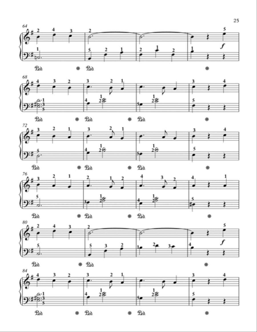 Soltane Ghalbha (Level 1B) سلطان قلب‌ها Easy Piano scores gallery preview page 4