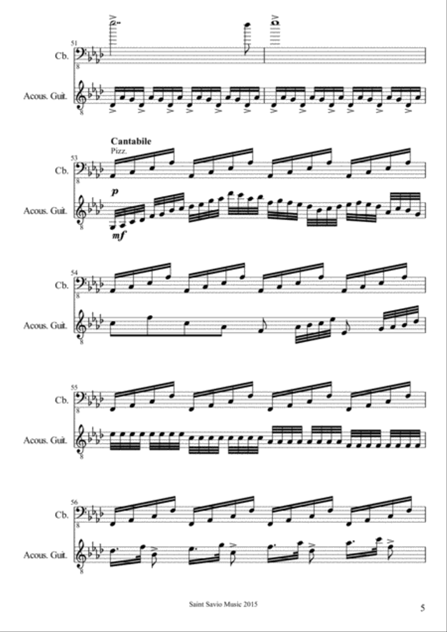 Prayer Prayer String Duet scores gallery preview page 5