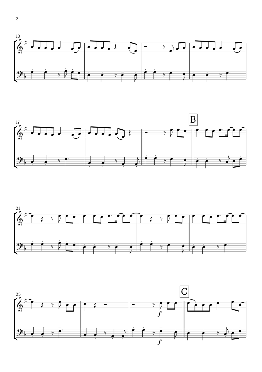 Lunch Woodwind Duet scores gallery preview page 2