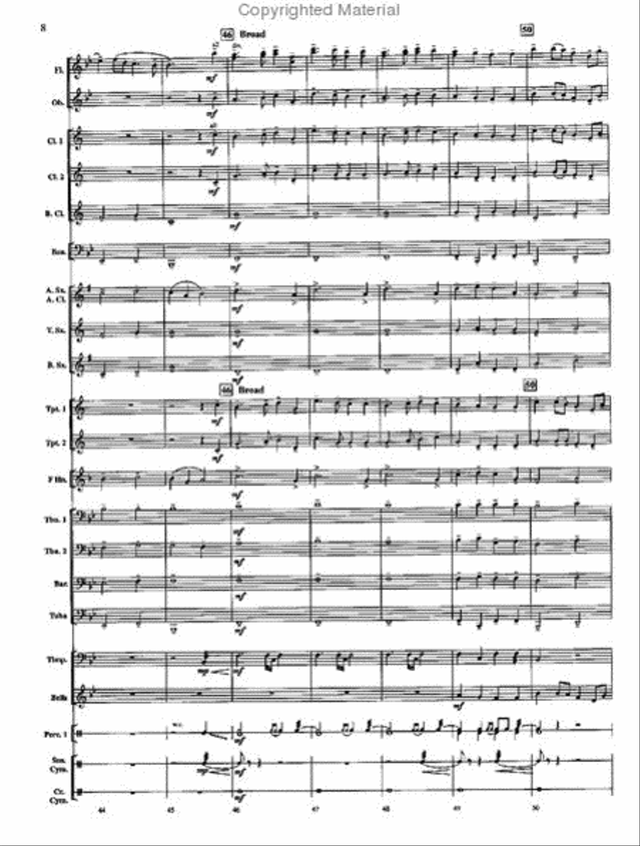 On Freedom's Wings On Freedom's Wings Concert Band scores gallery preview page 9
