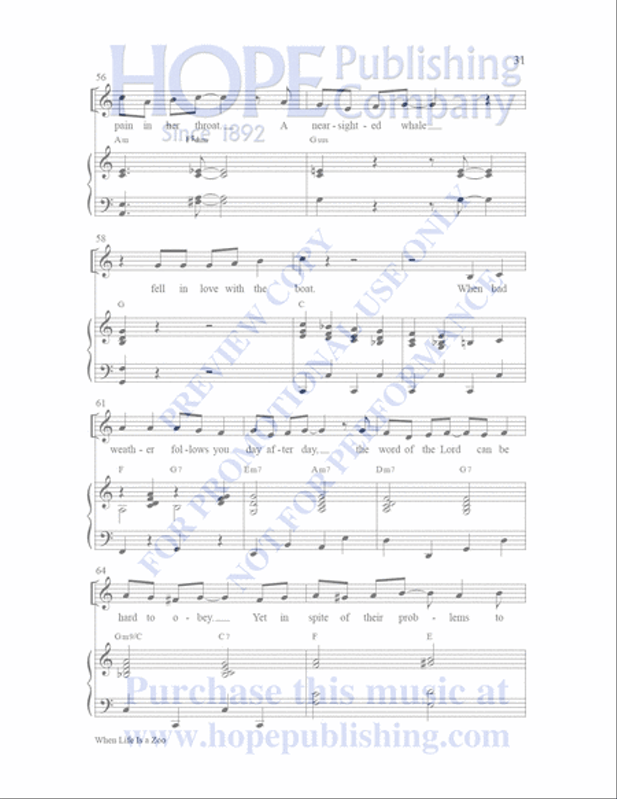 Sailor's Bible Children's Choir scores gallery preview page 32