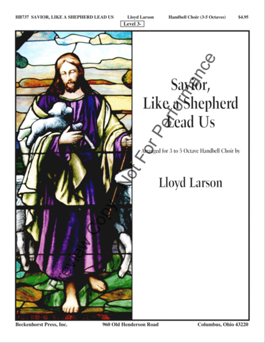 Savior, Like a Shepherd Lead Us - Larson 5-Octaves scores gallery preview page 2