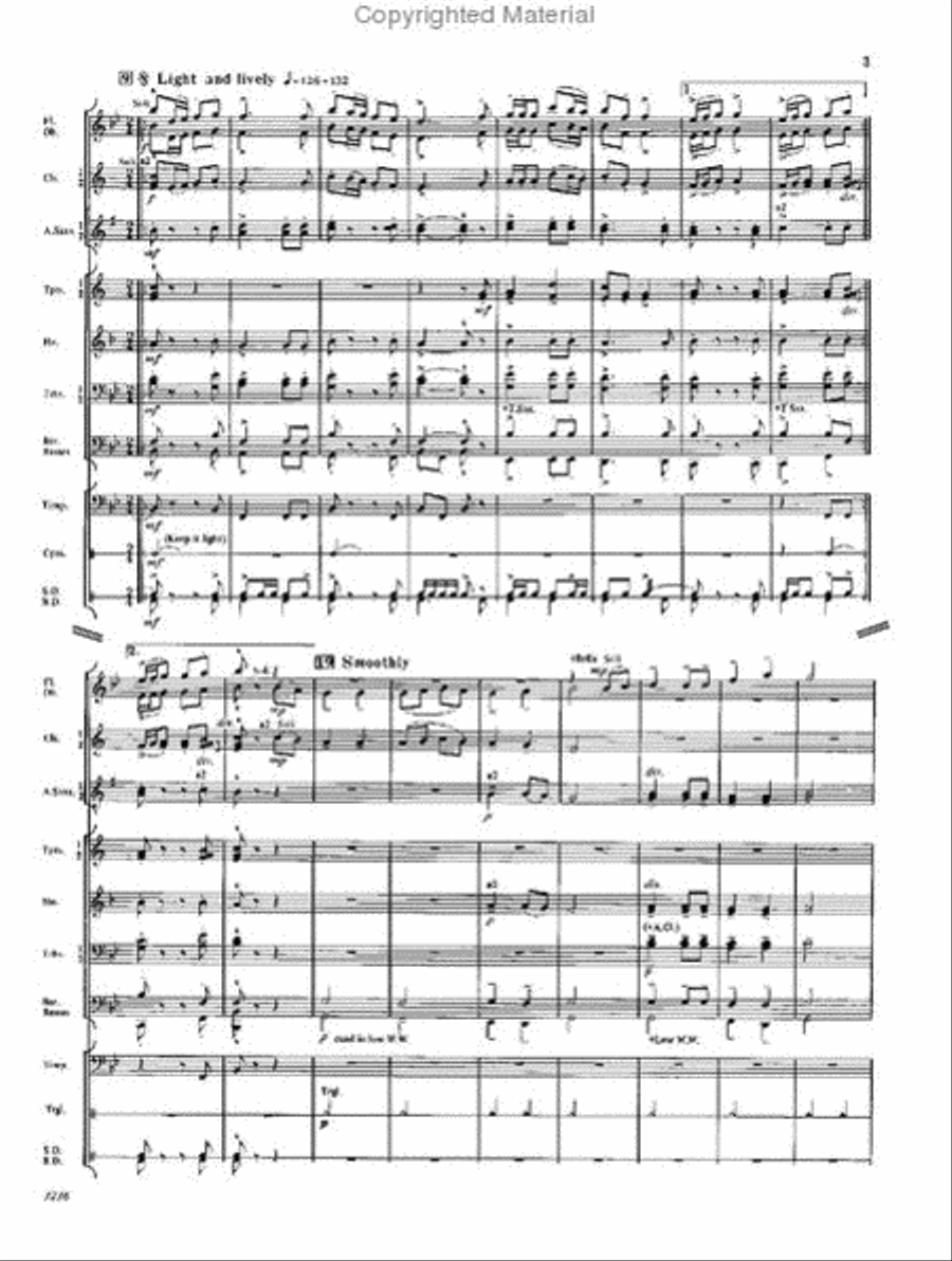 Ashton Overture Concert Band scores gallery preview page 3