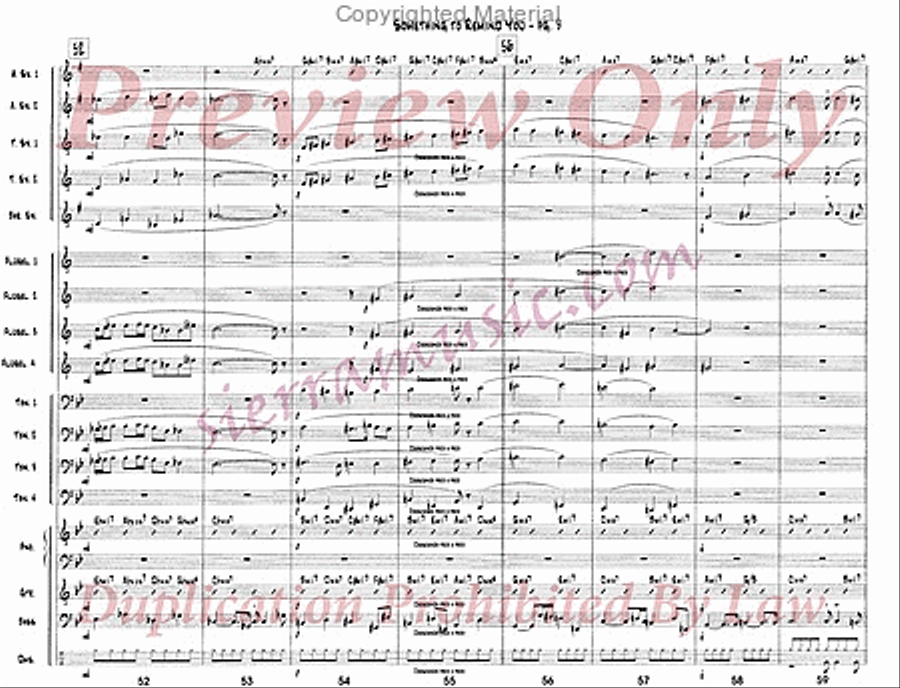 Something To Remind You Something To Remind You Big Band scores gallery preview page 10