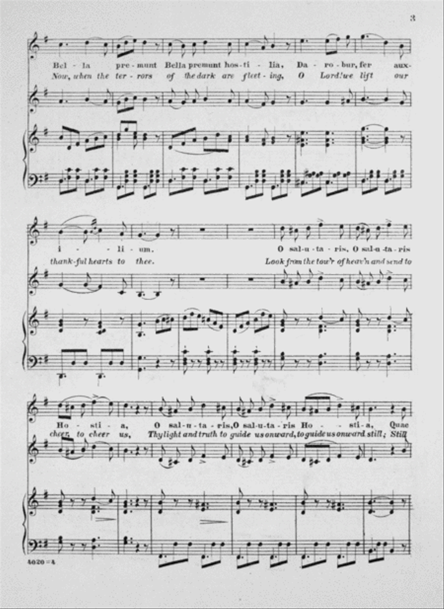 O Salutaris. Duo Voice scores gallery preview page 3