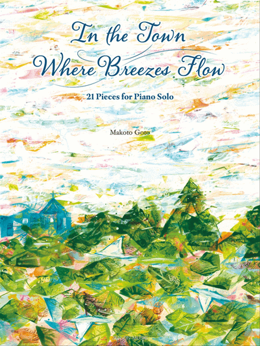 In the Town Where Breezes Flow Piano Solo scores gallery preview page 1