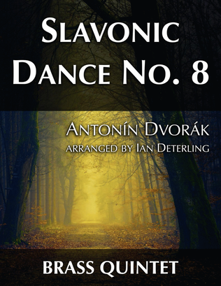 Book cover for Slavonic Dance No. 8 (arr. for brass quintet)