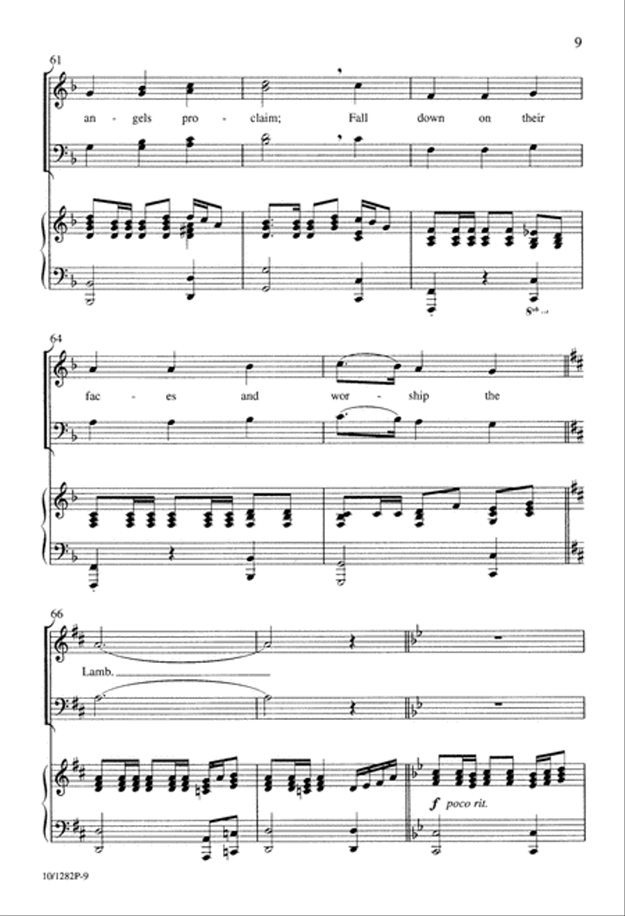 Ye Servants of God Ye Servants of God Divisi scores gallery preview page 9