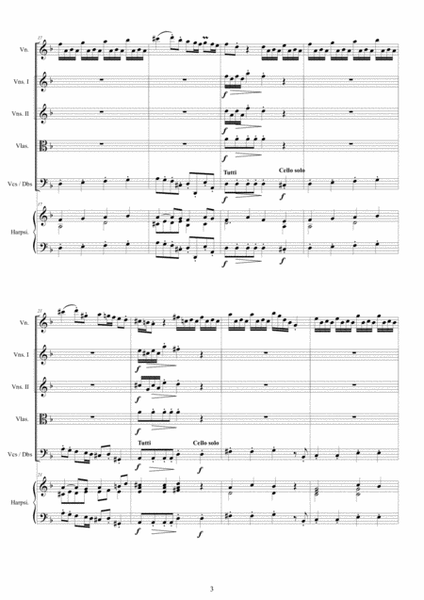 Vivaldi - Violin Concerto No.8 in D minor RV 238 for Violin, Strings and Harpsichord image number null