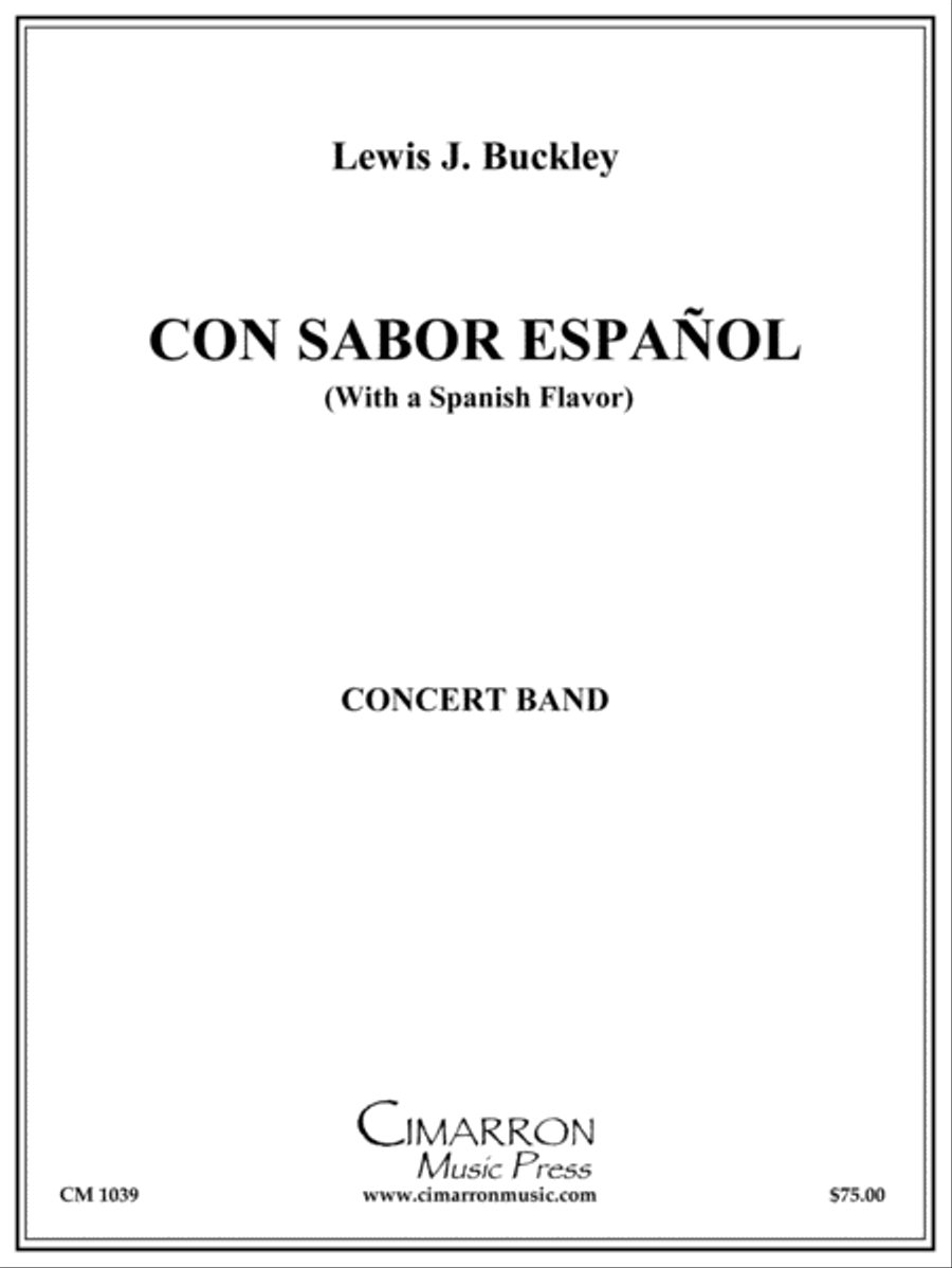Con Sabor Espanol Concert Band scores gallery preview page 1