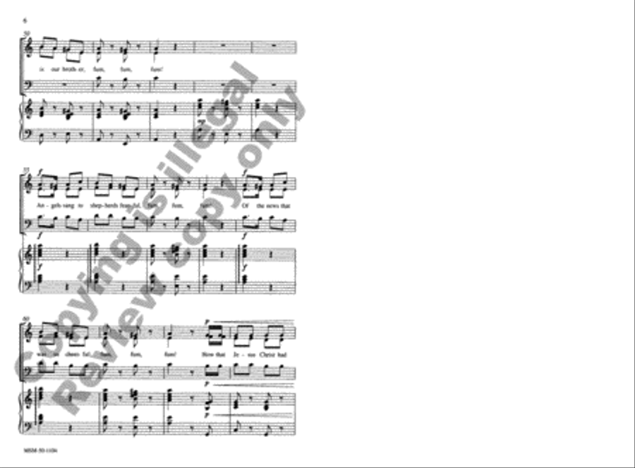 Fum! Fum! Fum! Fum! Fum! Fum! 3-Part scores gallery preview page 6