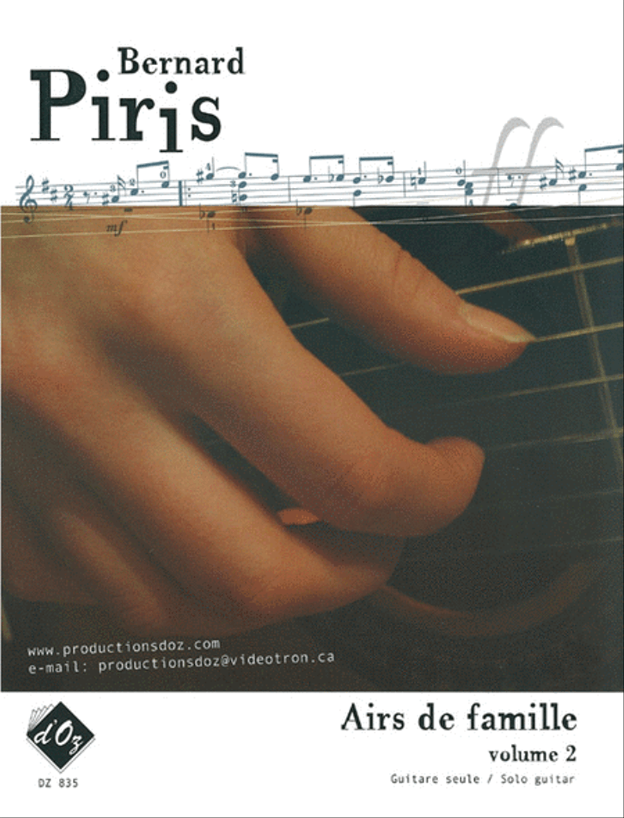 Airs de famille, vol. 2 Airs de famille, vol. 2 Classical Guitar scores gallery preview page 1
