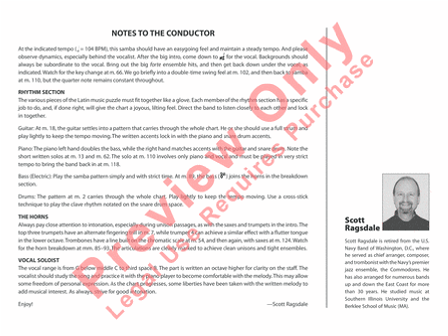 It Had Better Be Tonight It Had Better Be Tonight Jazz Ensemble scores gallery preview page 3