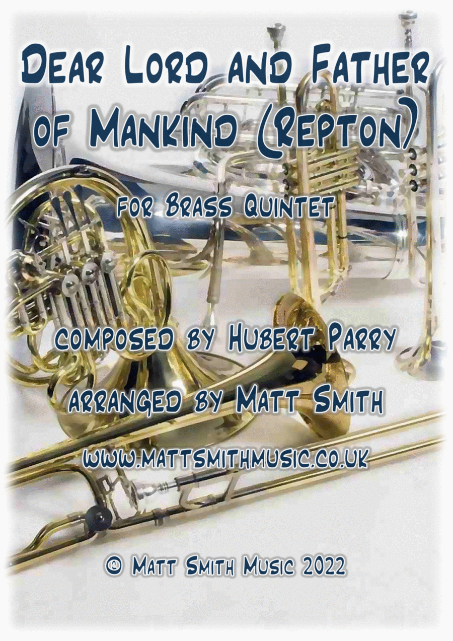 Dear Lord and Father of Mankind (Repton) - BRASS QUINTET Brass Quintet scores gallery preview page 1