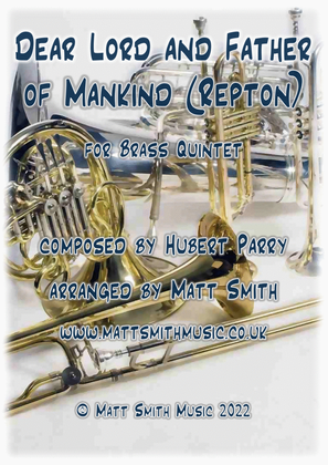 Book cover for Dear Lord and Father of Mankind (Repton) - BRASS QUINTET
