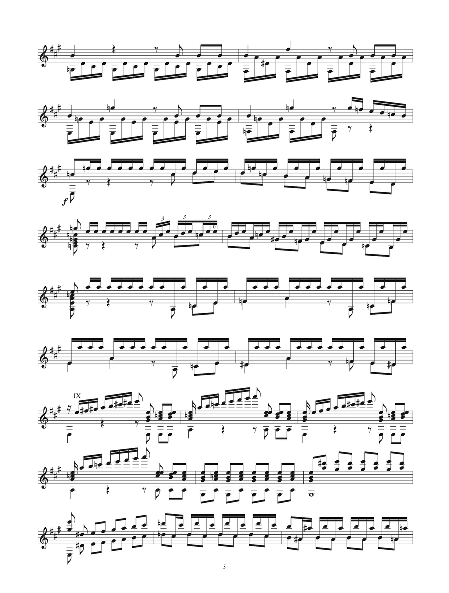 Grand Sonata Acoustic Guitar scores gallery preview page 5