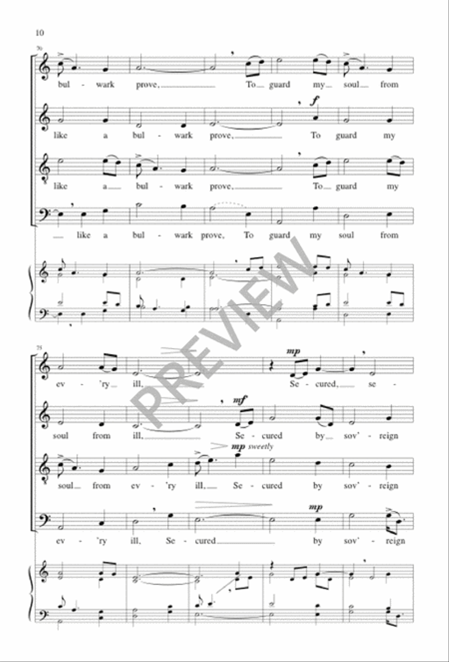 In All My Vast Concerns with Thee Divisi scores gallery preview page 10