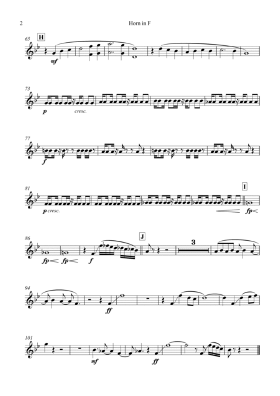 Manhattan Skyline Manhattan Skyline Horn scores gallery preview page 6