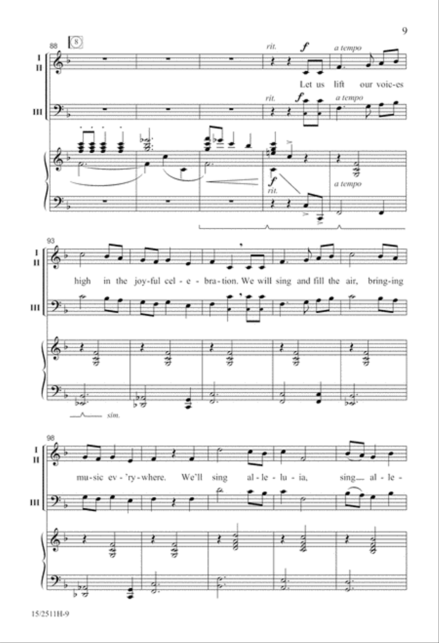 A Joyful Carol 3-Part scores gallery preview page 9