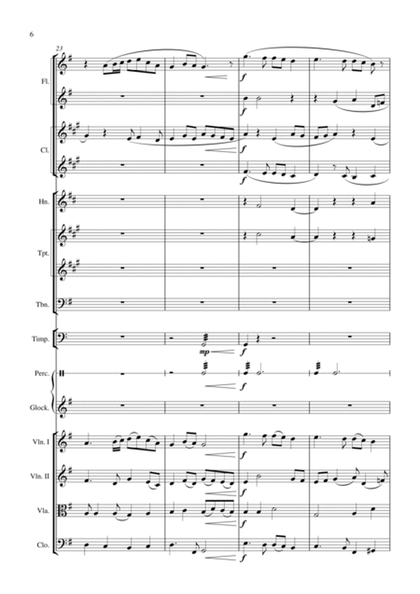 National Anthem of Germany (Suitable for intermediate orchestra, adapted for Sheffield High School O image number null