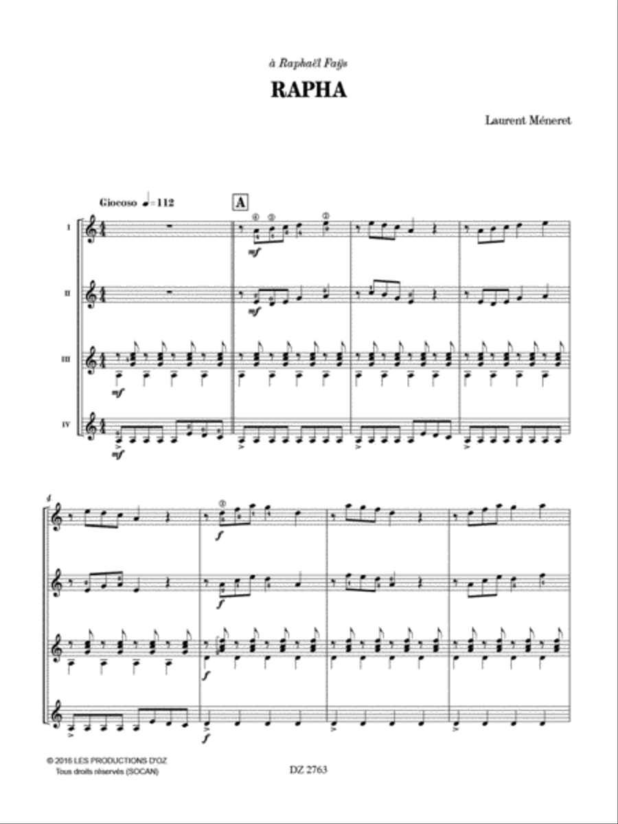 Rapha Guitar Ensemble scores gallery preview page 2