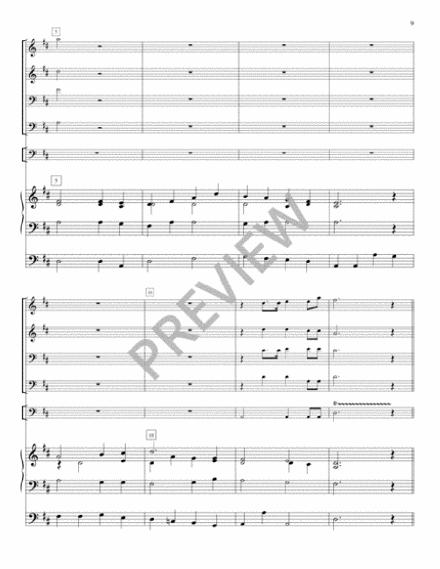 Festival Hymns for Organ, Brass and Timpani - Volume 8, General Trombone scores gallery preview page 11
