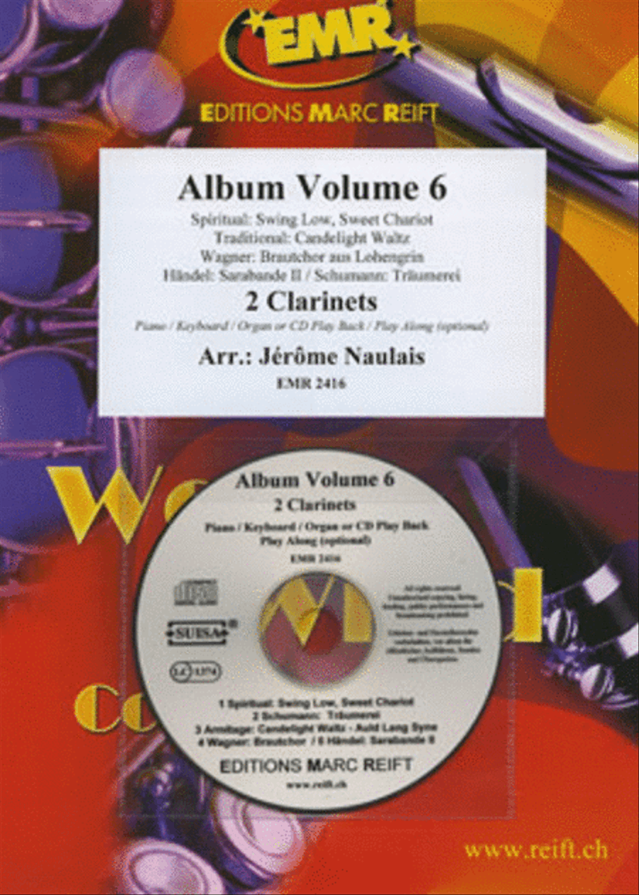 Album Volume 6 Clarinet Duet scores gallery preview page 1
