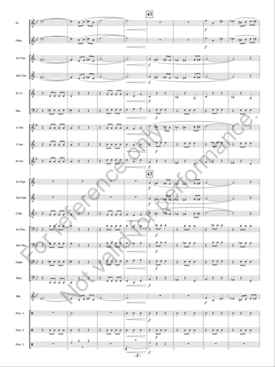 Chromatic Express Concert Band scores gallery preview page 9