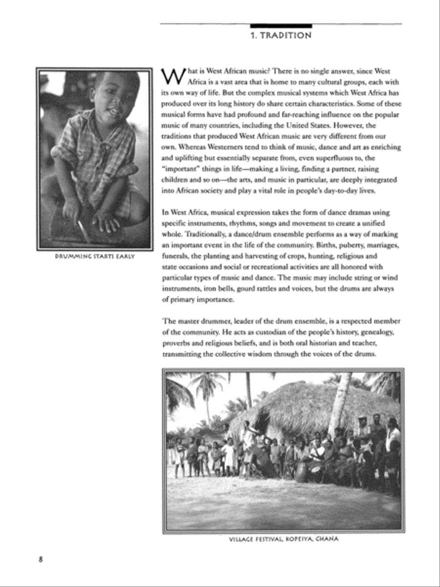 West African Rhythms for Drumset Percussion scores gallery preview page 5