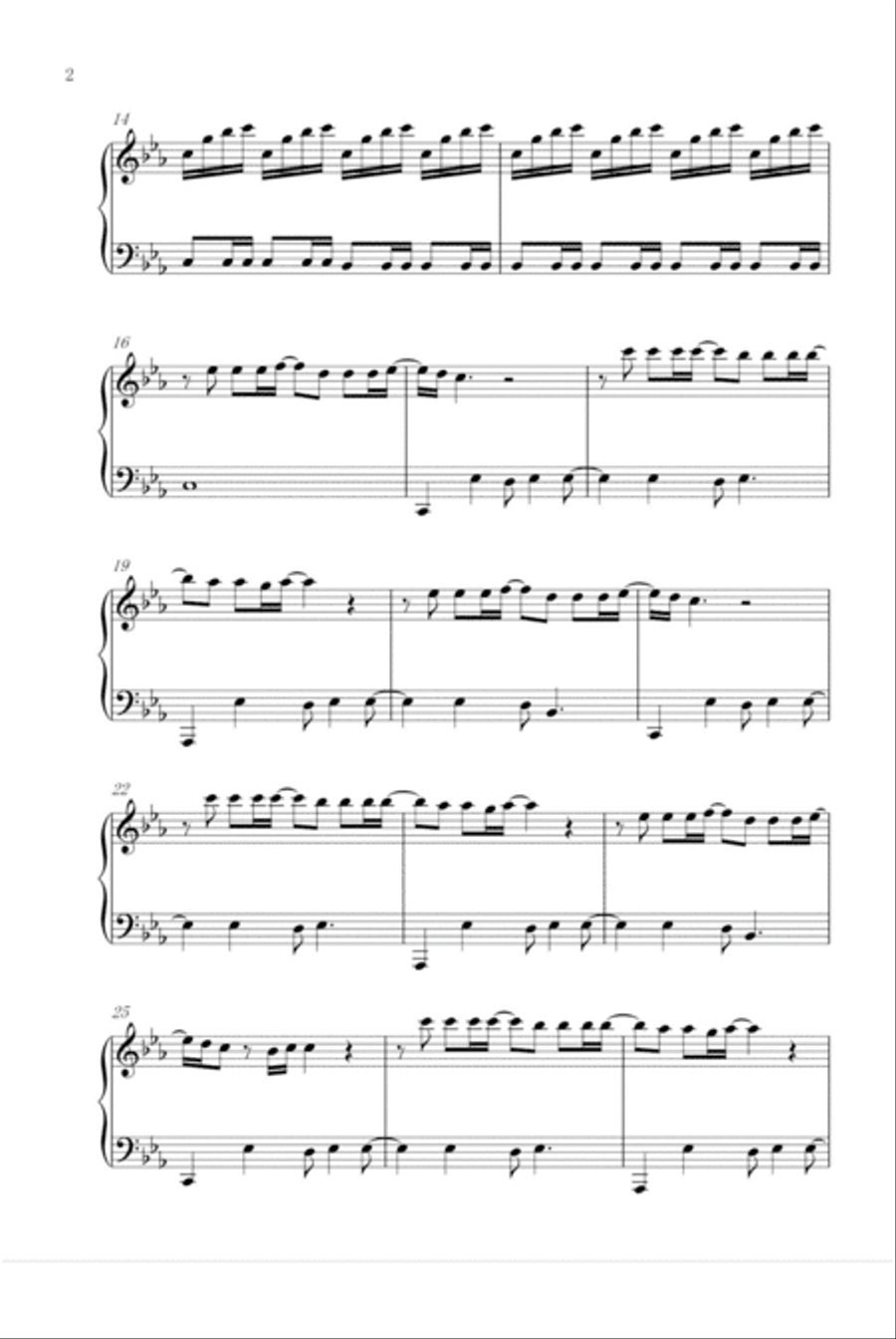 Take My Breath Take My Breath Piano Solo scores gallery preview page 2