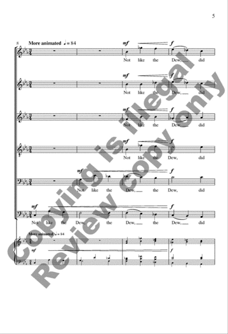 The Dew A Cappella scores gallery preview page 5