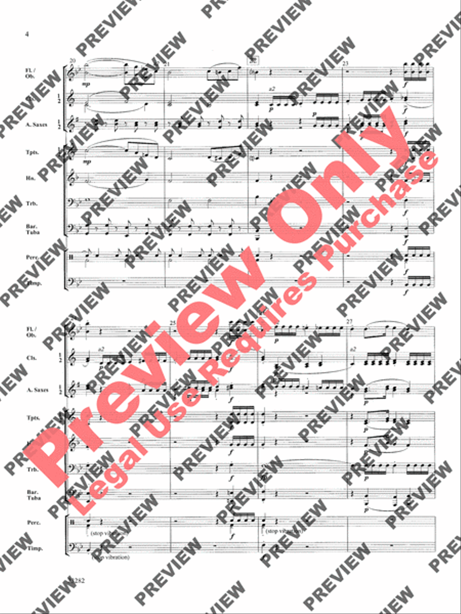 The Barber of Seville Concert Band scores gallery preview page 5