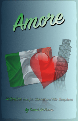 Book cover for Amore, (Italian for Love), Clarinet and Alto Saxophone Duet