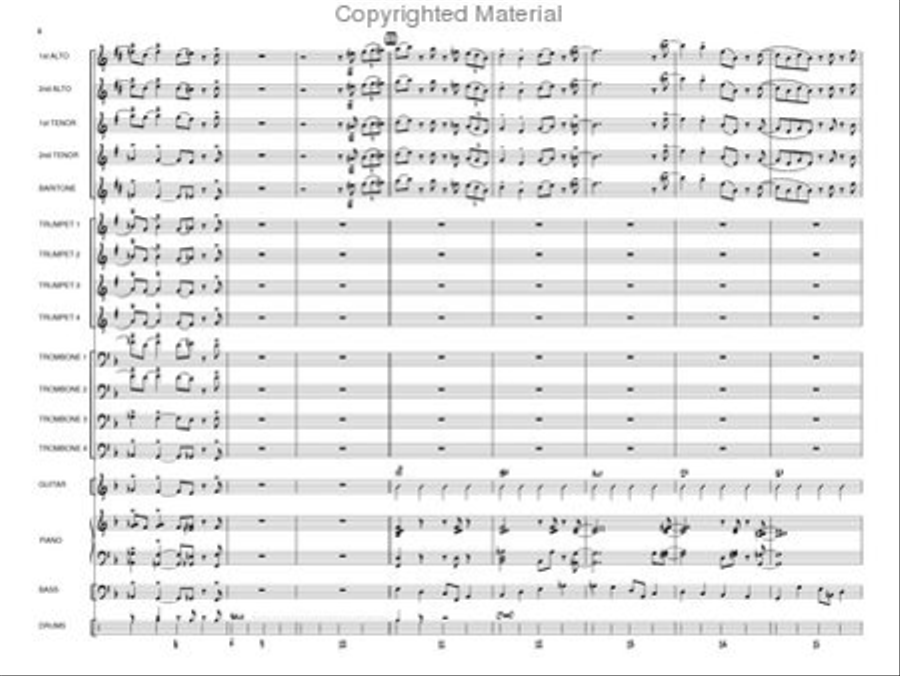 Pedal to the Metal Jazz Ensemble scores gallery preview page 3