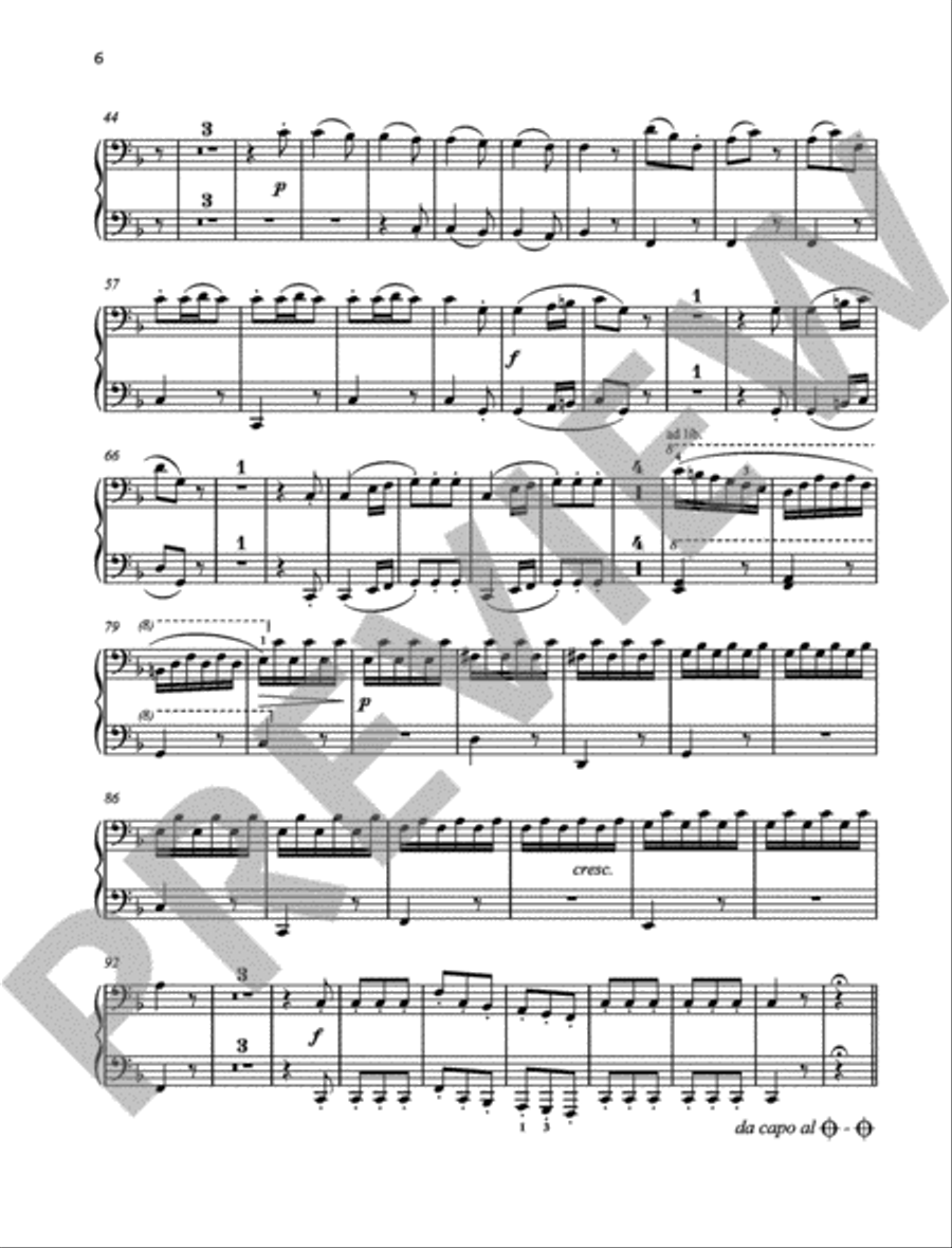 Piano Duets: 50 Original Pieces from 3 Centuries 1 Piano, 4-Hands scores gallery preview page 4