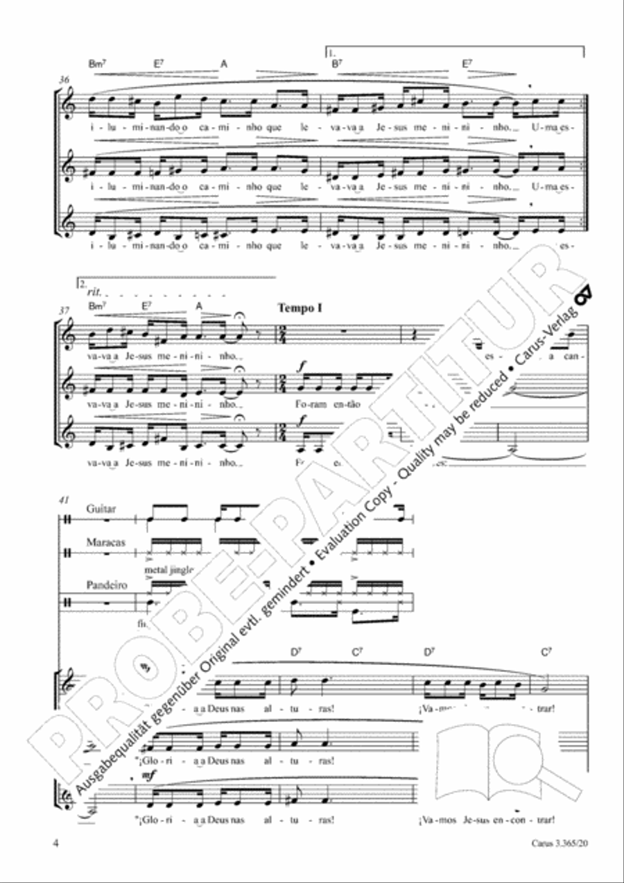 Christmas Choir scores gallery preview page 5