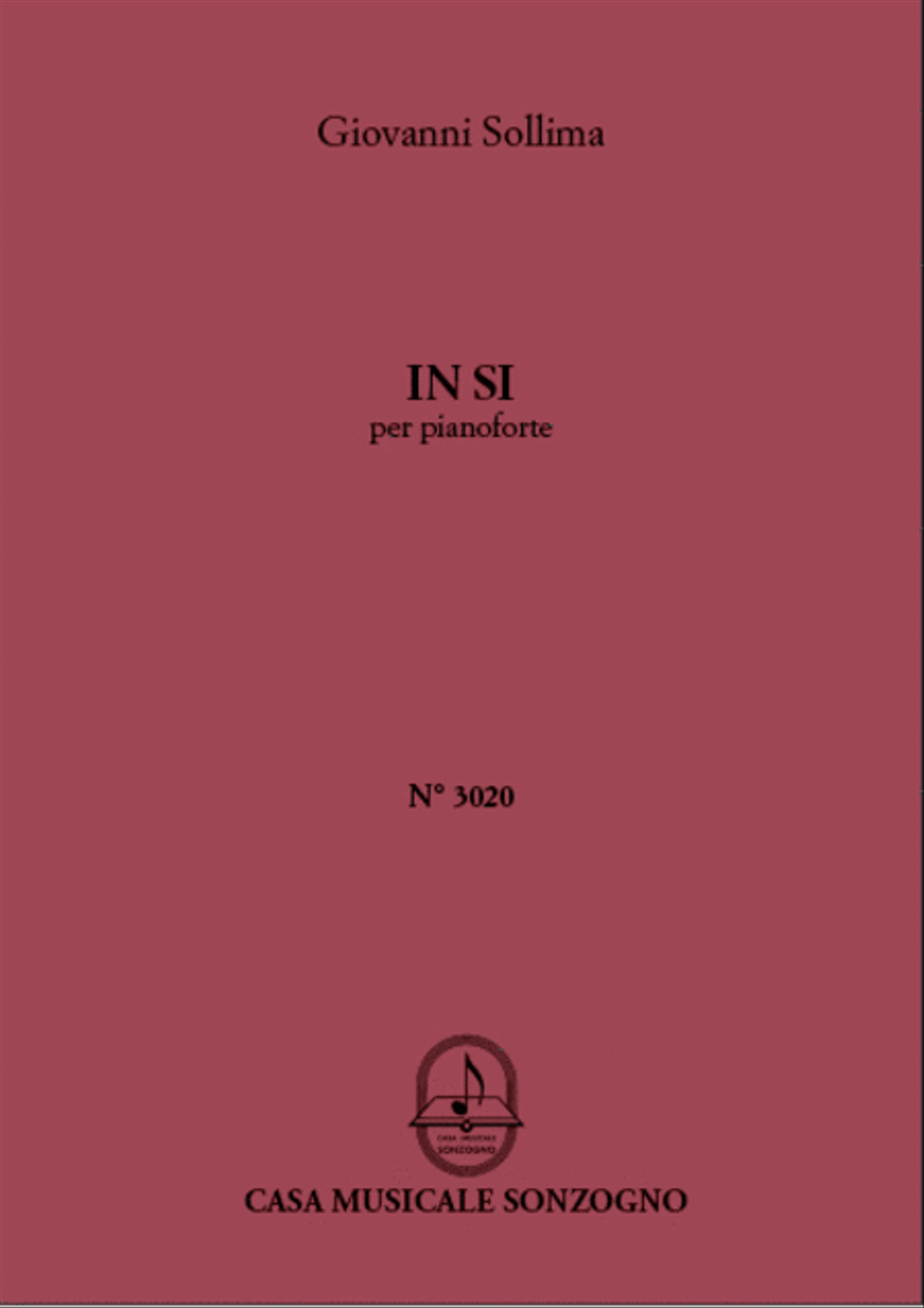 In Si Piano Solo scores gallery preview page 1
