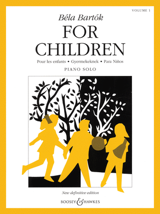 Book cover for Bartók – For Children, Volume 1