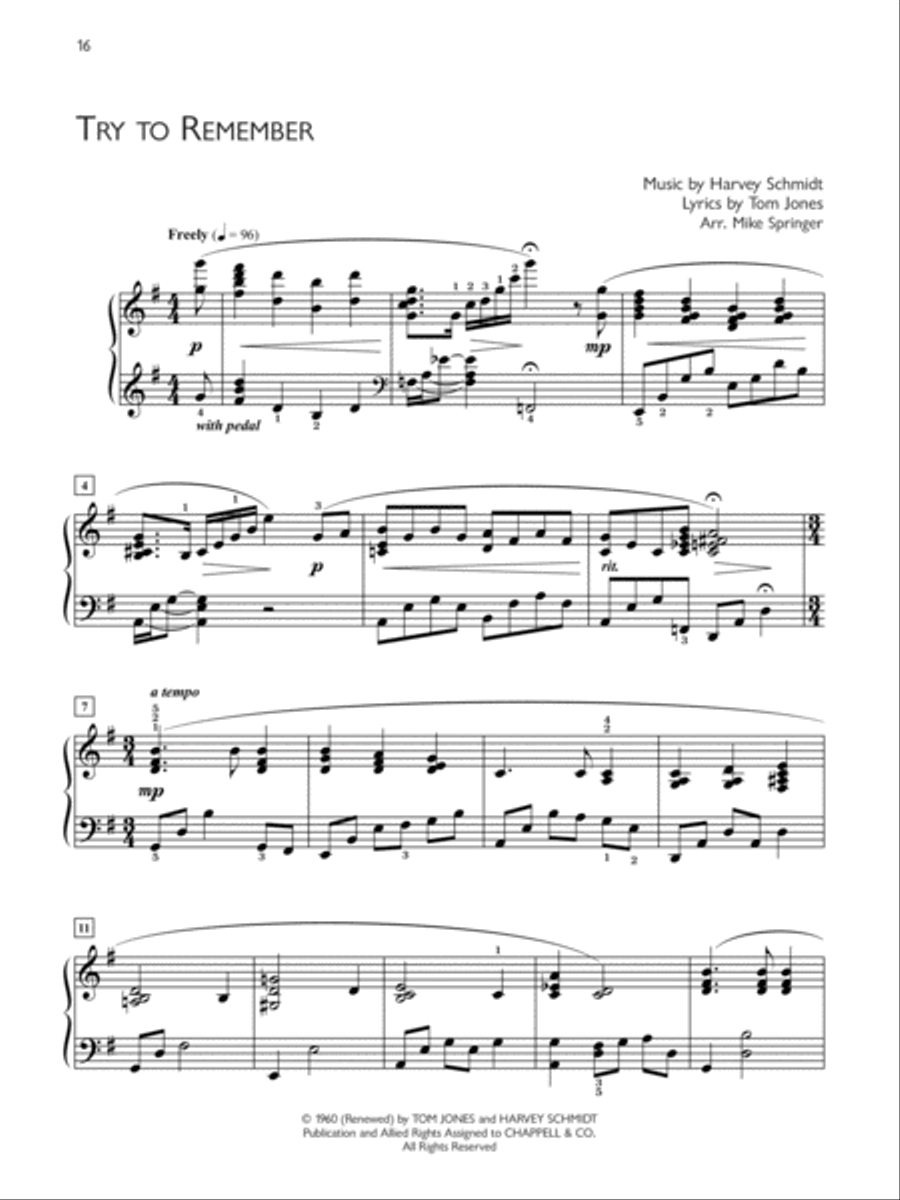 Popular Performer 1960s Piano Solo scores gallery preview page 4