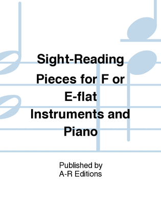 Sight-Reading Pieces for F or E-flat Instruments and Piano