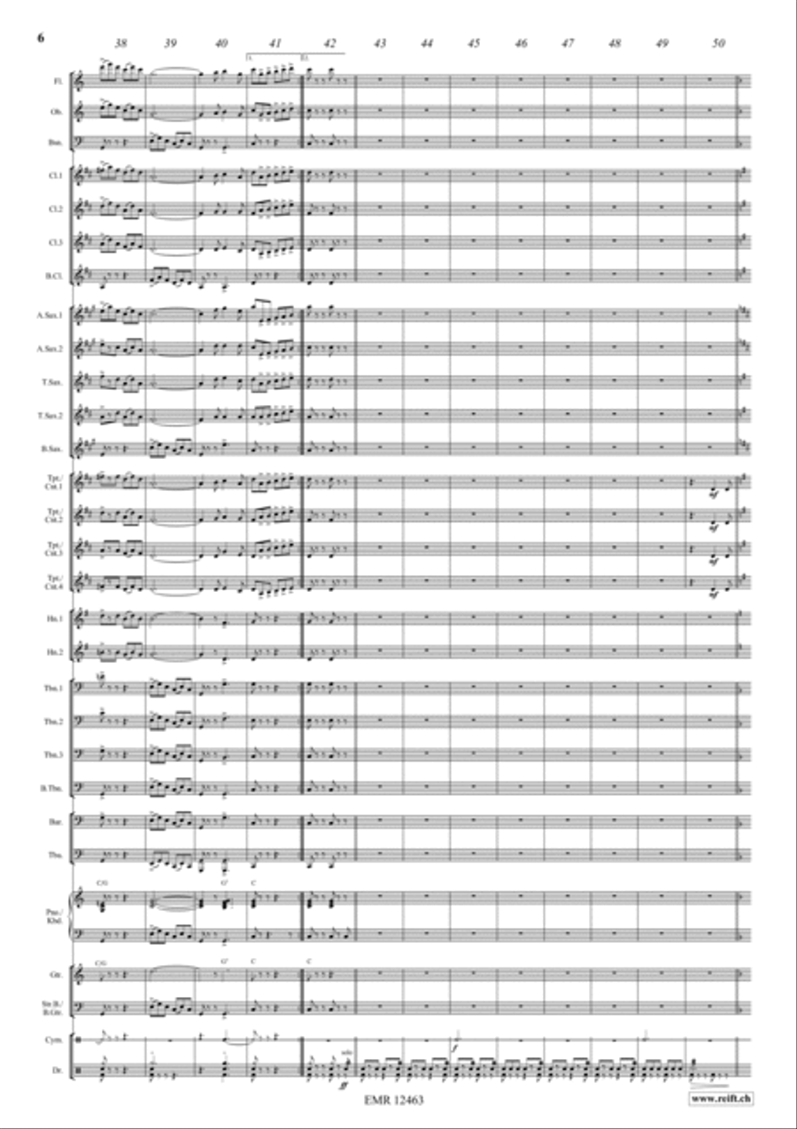 Semper Fidelis Concert Band scores gallery preview page 6
