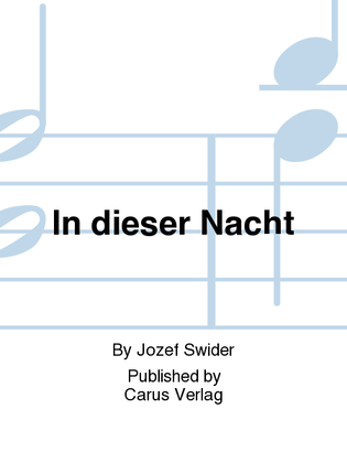 Book cover for In dieser Nacht