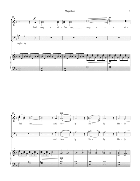 Magnificat (Song of Mary) SATB image number null