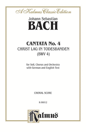 Book cover for Cantata No. 4 -- Christ lag in Todesbanden