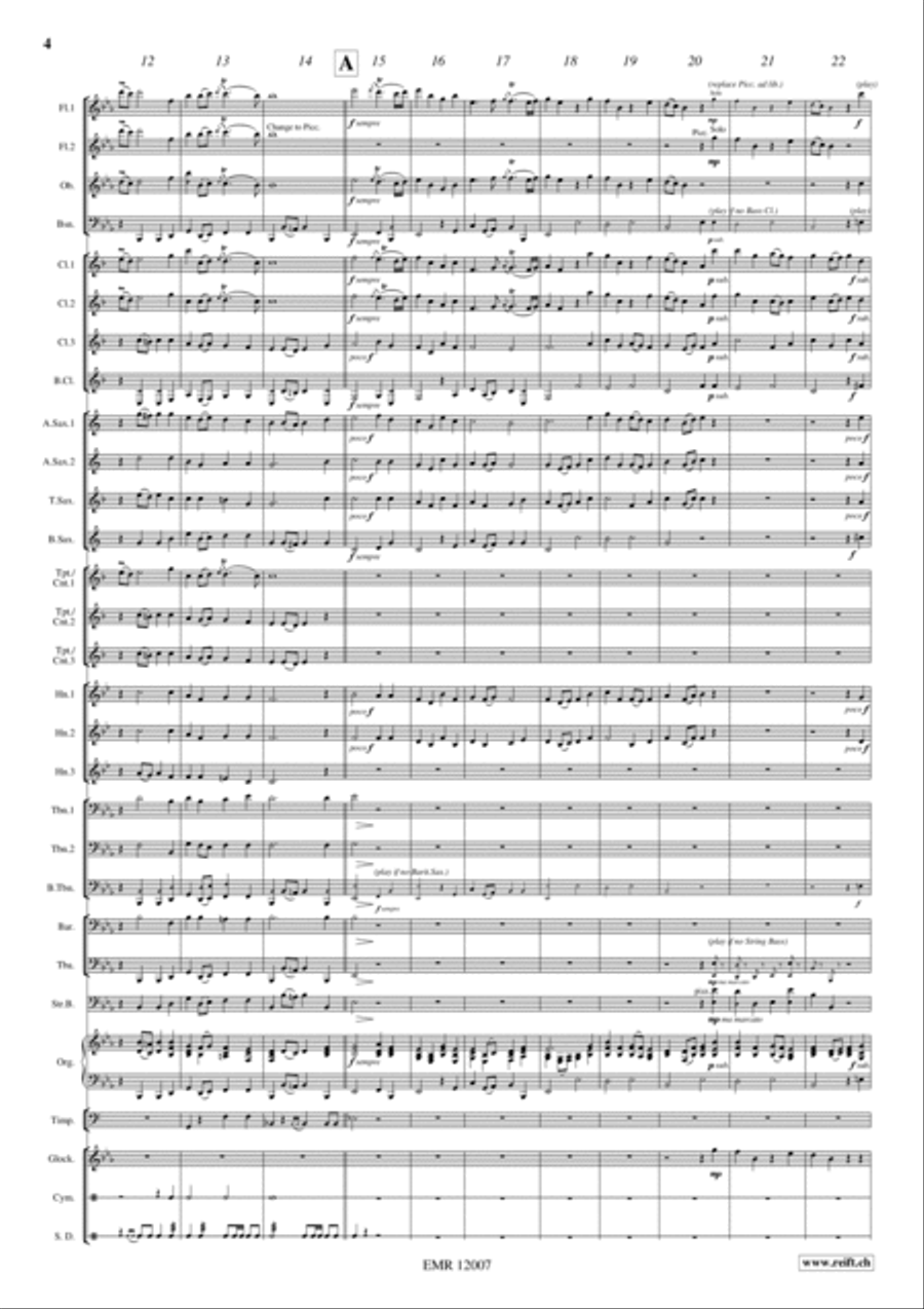 La Vigilance Concert Band scores gallery preview page 4