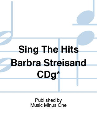Sing The Hits Barbra Streisand CDg*