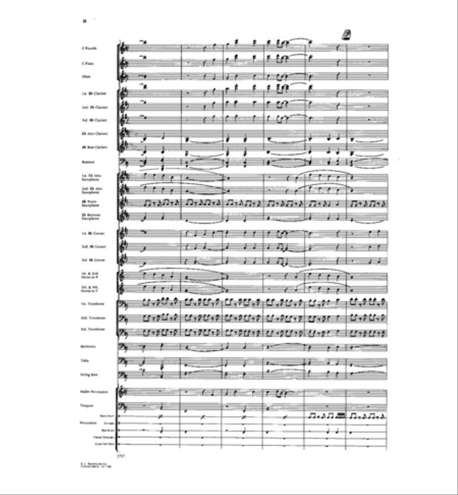 Declaration, Ballade & Finale Concert Band scores gallery preview page 23