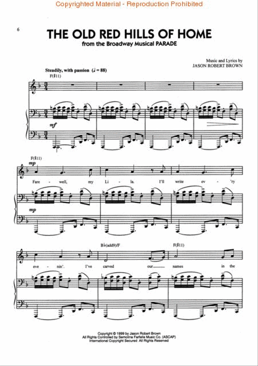 Parade Parade Piano, Vocal scores gallery preview page 2